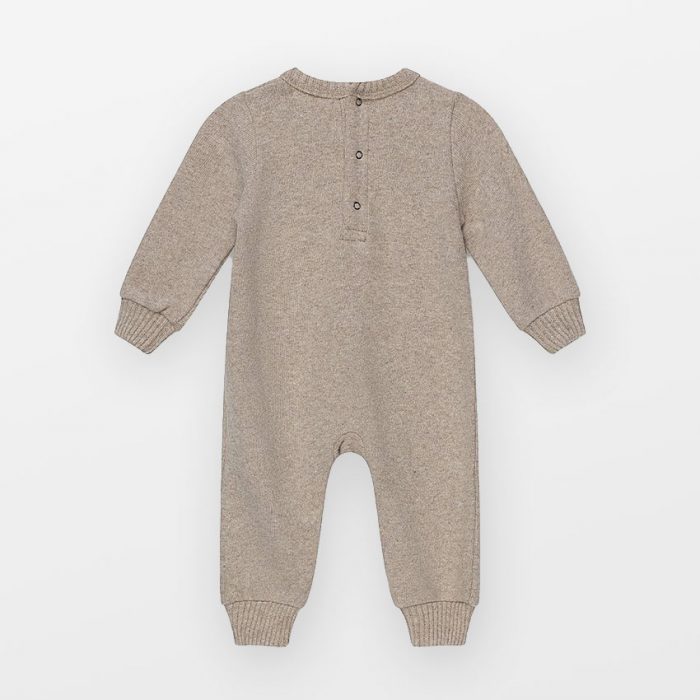 Megztas kombinezonas Beige